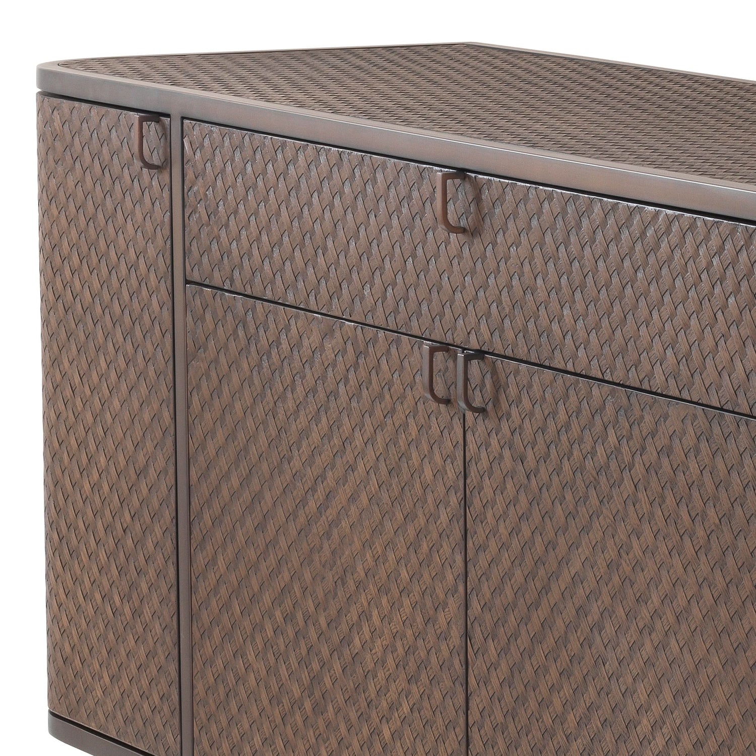 Eichholtz Kommode Napa Valley - Woven Oak Veneer Sideboard Eichholtz