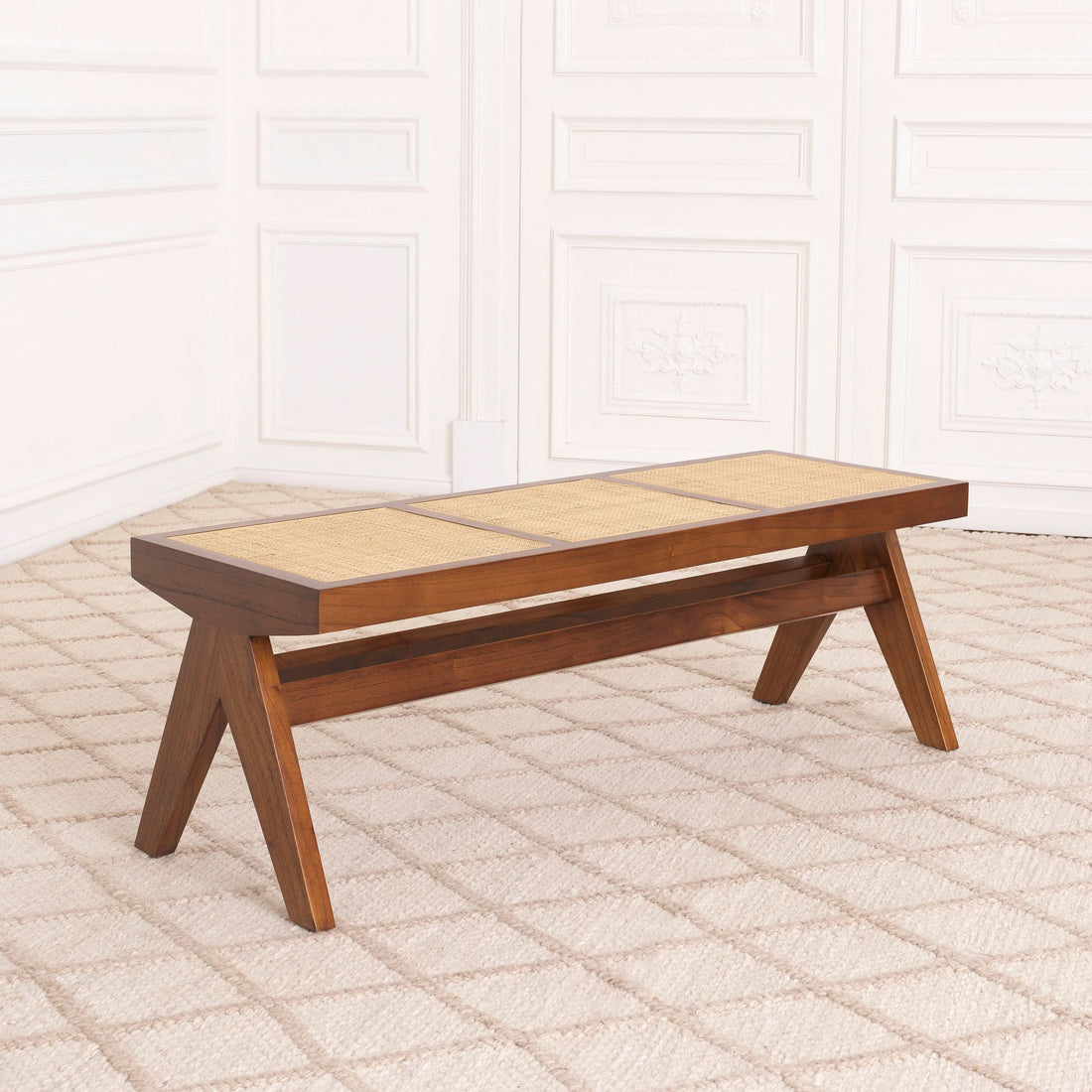 Eichholtz Bank Arnaud | Rattan-Geflecht Bank Eichholtz