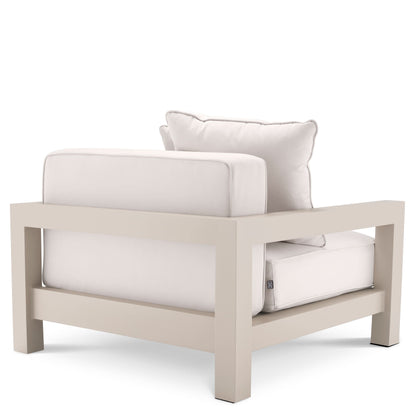 Eichholtz Outdoor Sessel Cap-Antibes – Sandfarben | Bezug aus Acryl Outdoor Sessel Eichholtz