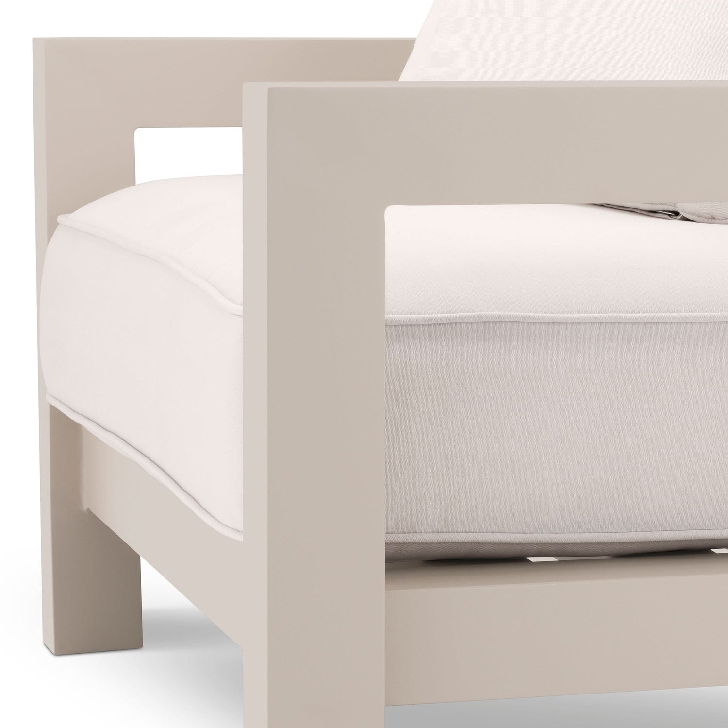 Eichholtz Outdoor Sessel Cap-Antibes – Sandfarben | Bezug aus Acryl Outdoor Sessel Eichholtz