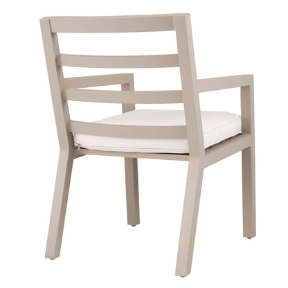 Eichholtz Outdoor Esszimmerstuhl Delta – Sandfarben | Bezug aus Acryl Outdoor Stuhl Eichholtz