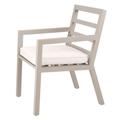Eichholtz Outdoor Esszimmerstuhl Delta – Sandfarben | Bezug aus Acryl Outdoor Stuhl Eichholtz