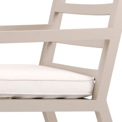 Eichholtz Outdoor Esszimmerstuhl Delta – Sandfarben | Bezug aus Acryl Outdoor Stuhl Eichholtz