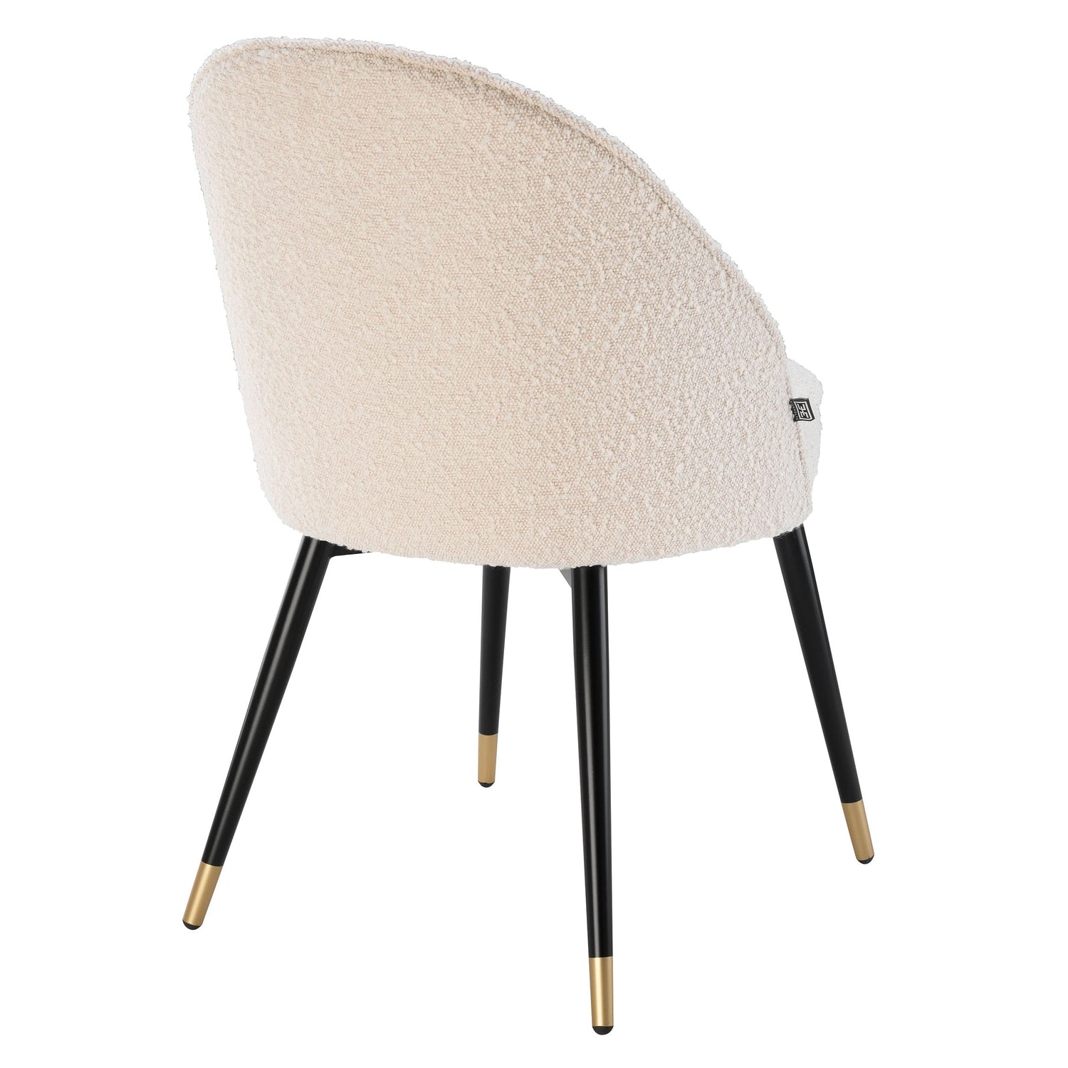 Eichholtz Esszimmerstuhl Cooper – Bouclé Cream (Set aus 2) 2er-Set Esszimmerstühle Eichholtz