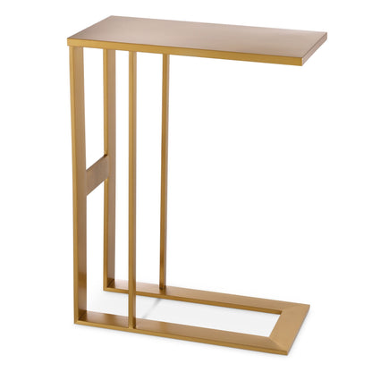 Eichholtz Beistelltisch Pierre – Gebürstetes Messing Sofatisch Eichholtz
