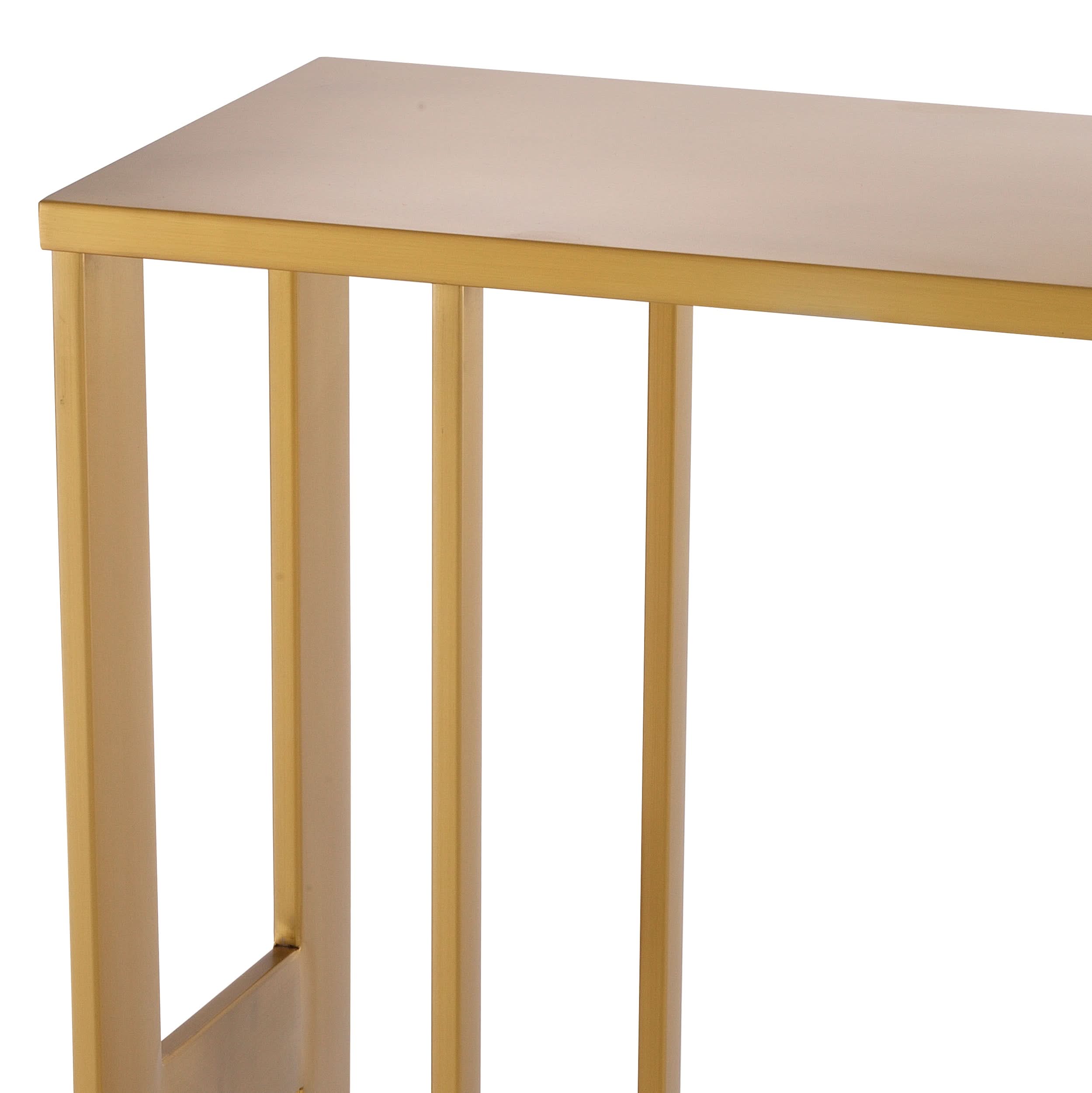 Eichholtz Beistelltisch Pierre – Gebürstetes Messing Sofatisch Eichholtz