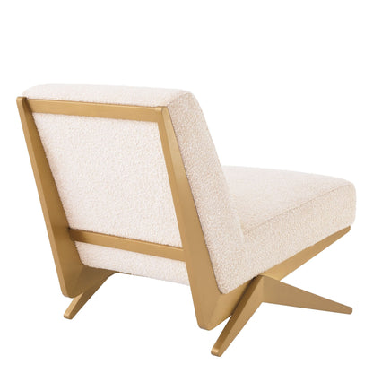 Eichholtz Lounge Sessel Fico – Bouclé Cream Sessel Eichholtz