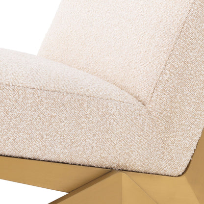 Eichholtz Lounge Sessel Fico – Bouclé Cream Sessel Eichholtz