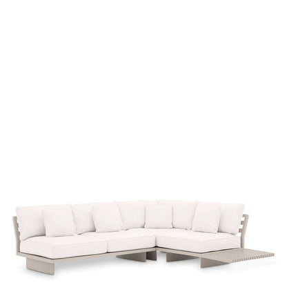 Eichholtz Outdoor Sofa Royal Palm – Sandfarben | Bezug aus Acryl Outdoor Ecksofa Eichholtz