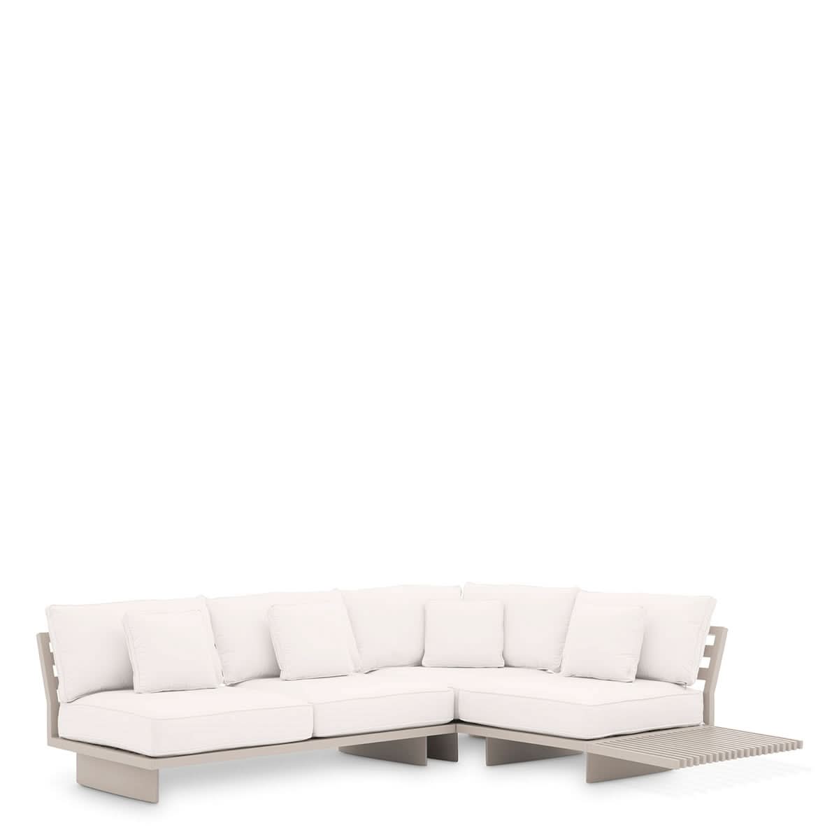 Eichholtz Outdoor Sofa Royal Palm – Sandfarben | Bezug aus Acryl Outdoor Ecksofa Eichholtz