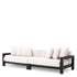 Eichholtz Outdoor Sofa Cap-Antibes – Schwarz | Bezug aus Acryl Outdoor Sofa 4-Sitzer Eichholtz