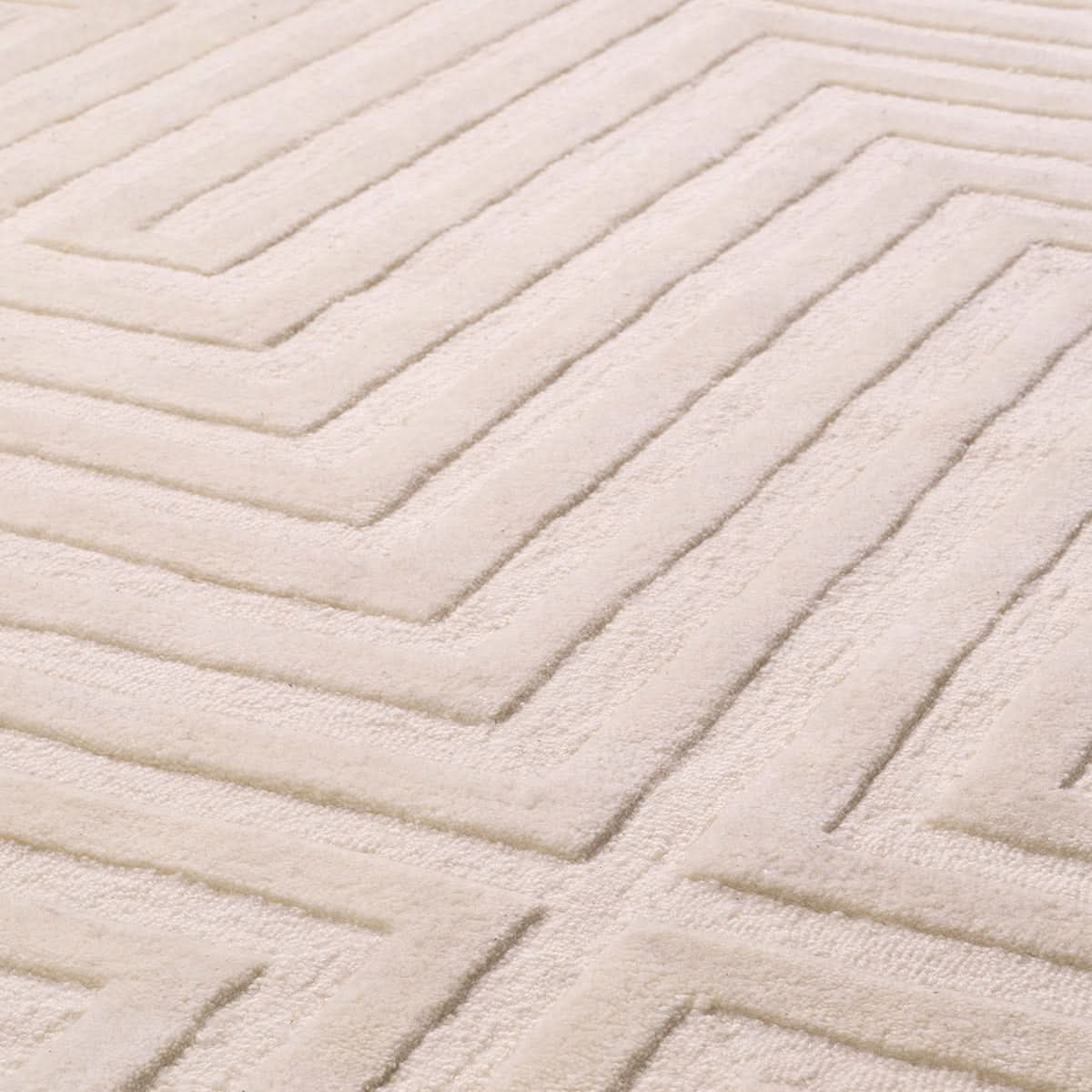 Eichholtz Teppich Breck 300 x 400 cm – Ivory | Handgetuftet | 100% Wolle Eckiger Teppich Eichholtz