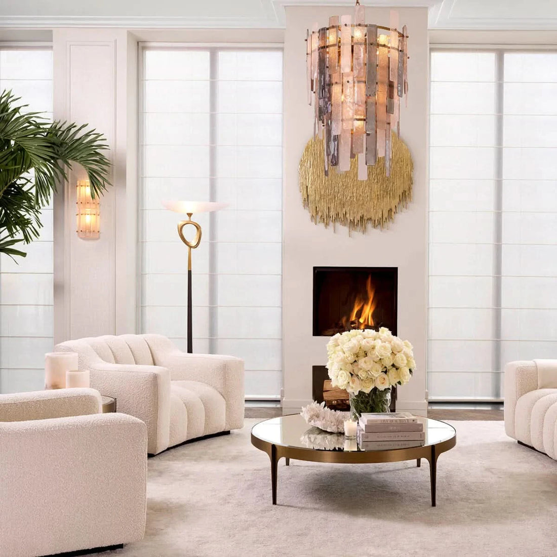 Eichholtz – Sessel Kelly (Bouclé Cream) Polstersessel Eichholtz