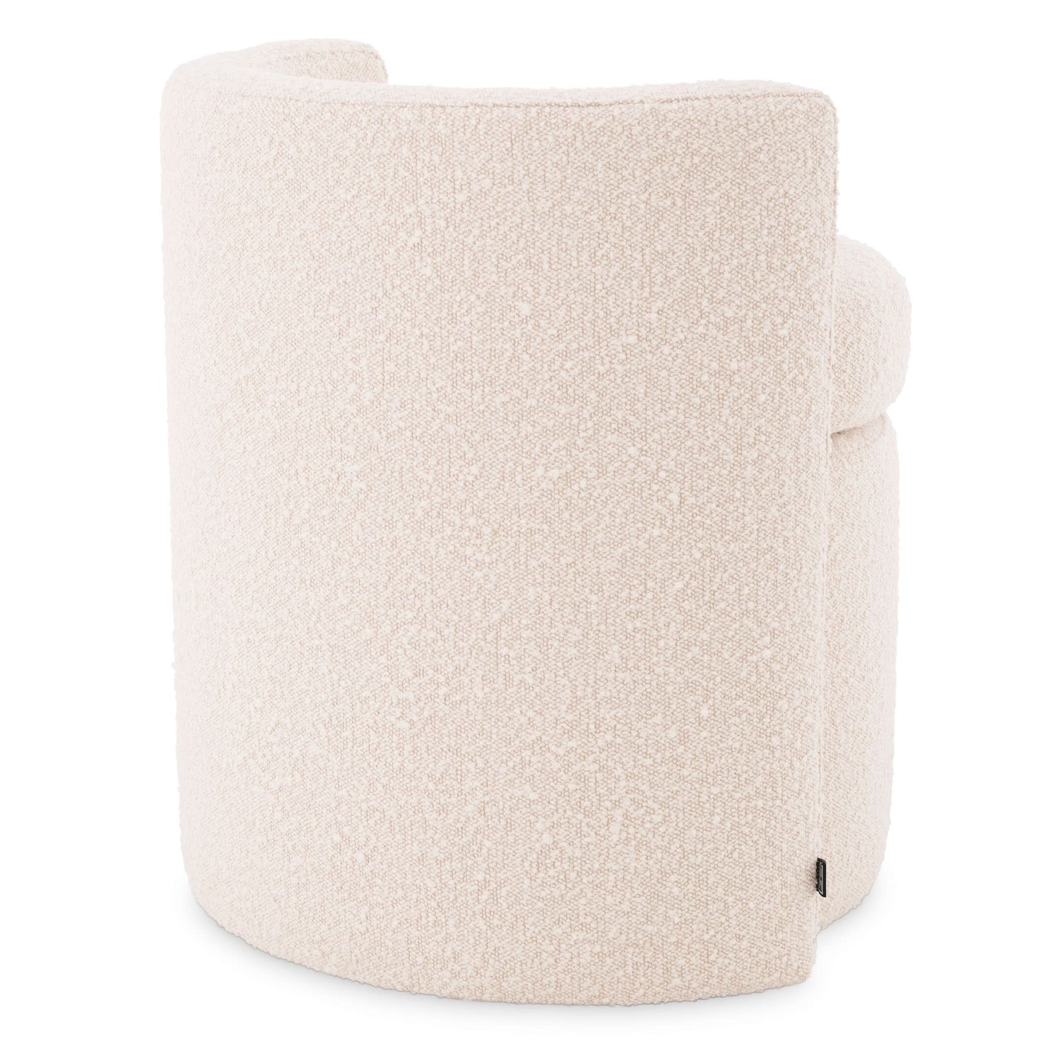 Eichholtz Hocker Arcadia – Bouclé Cream Polsterhocker Eichholtz