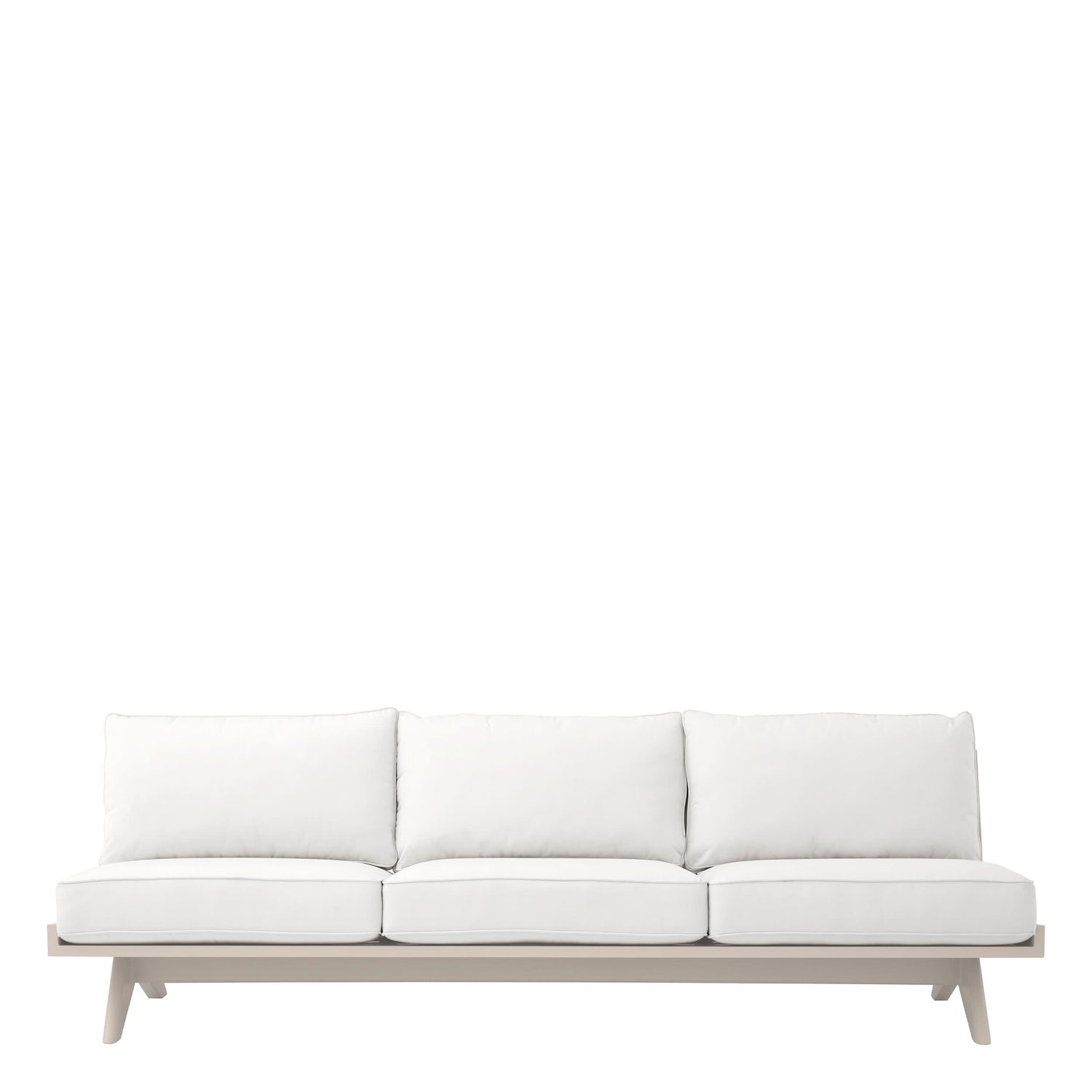 Eichholtz Outdoor Sofa Lomax – Sandfarben | Bezug aus Acryl Outdoor Sofa Eichholtz