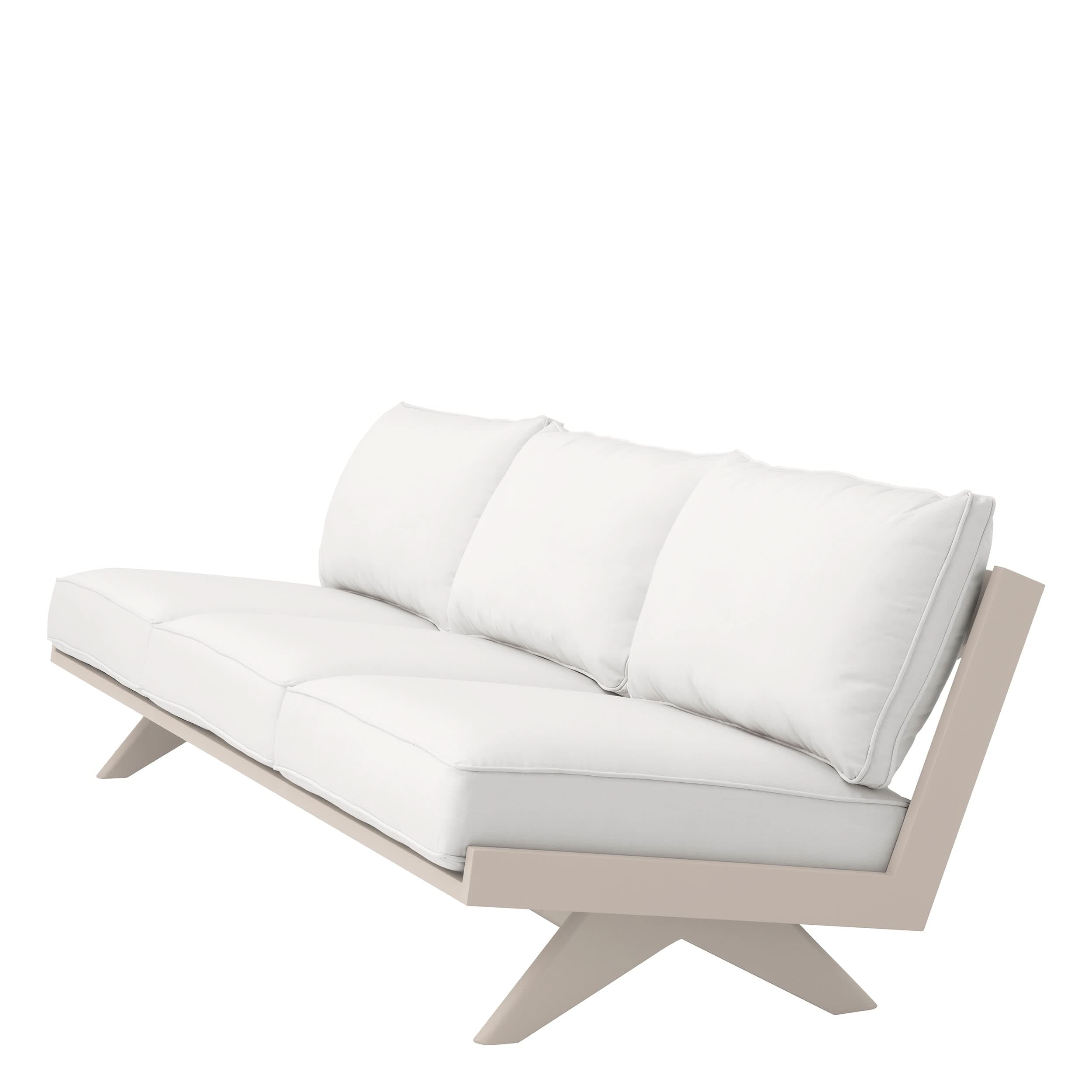 Eichholtz Outdoor Sofa Lomax – Sandfarben | Bezug aus Acryl Outdoor Sofa Eichholtz