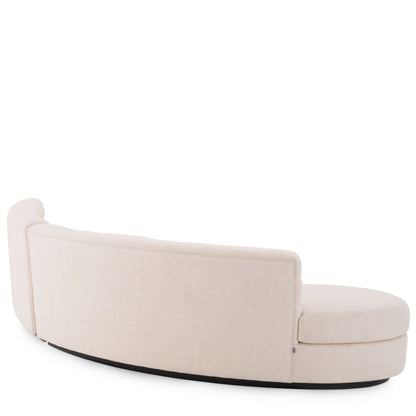 Eichholtz Sofa Lennox – Pausa Natur mit schwarzem Gestell Sofa rund Eichholtz