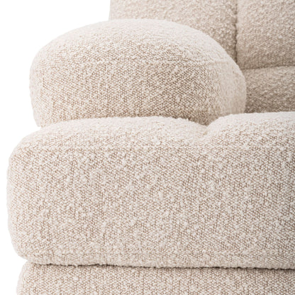 Eichholtz Modulares Sofa Dean – Links – Bouclé Creme Modul-Sofa Eichholtz
