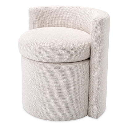 Eichholtz Hocker Arcadia – Lyssa Off-White Polsterhocker Eichholtz
