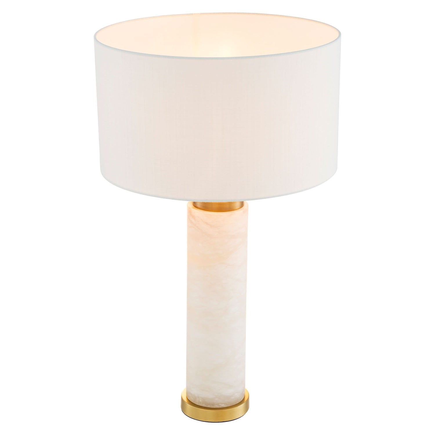 Eichholtz Tischleuchte Lxry – Alabaster mit Antikmessing Tischlampe Eichholtz