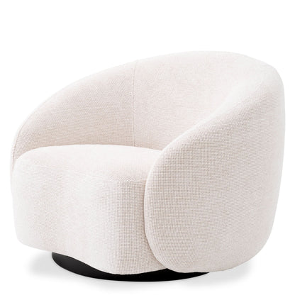 Eichholtz Drehsessel Amore – Lyssa Off-White Drehsessel Eichholtz