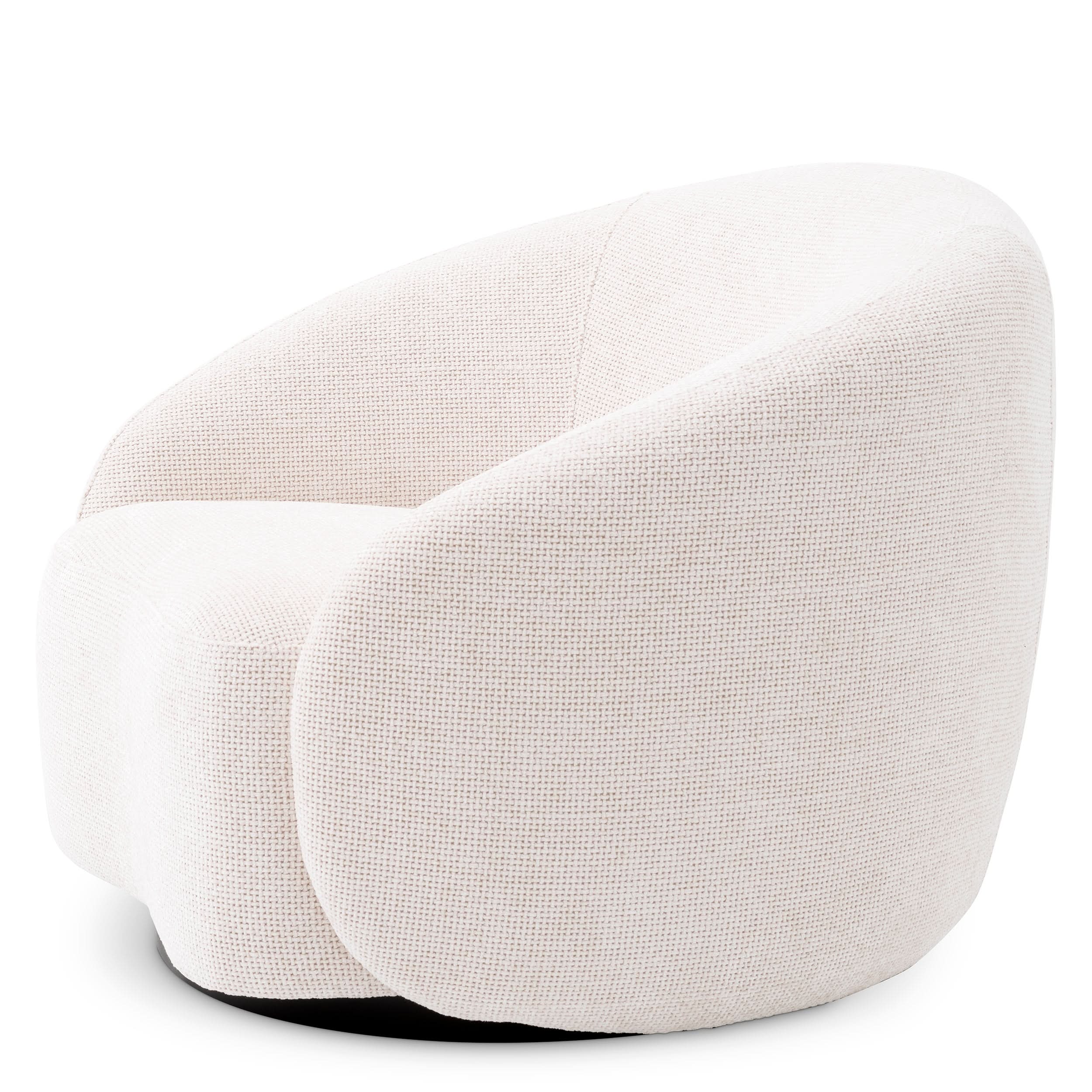 Eichholtz Drehsessel Amore – Lyssa Off-White Drehsessel Eichholtz