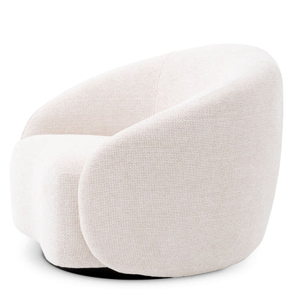 Eichholtz Drehsessel Amore – Lyssa Off-White Drehsessel Eichholtz