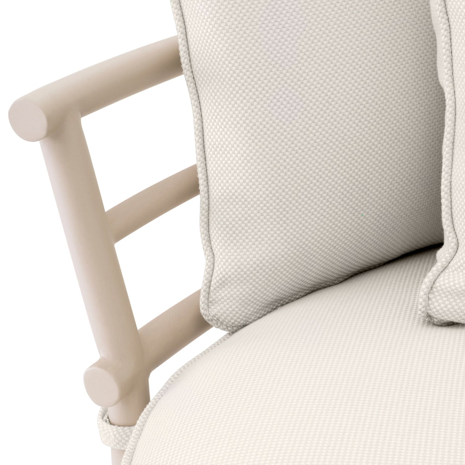 Eichholtz Outdoor Sofa Laguno Links – Sandfarben | Bezug Lewis Off-White/Grau Outdoor Sofa Eichholtz