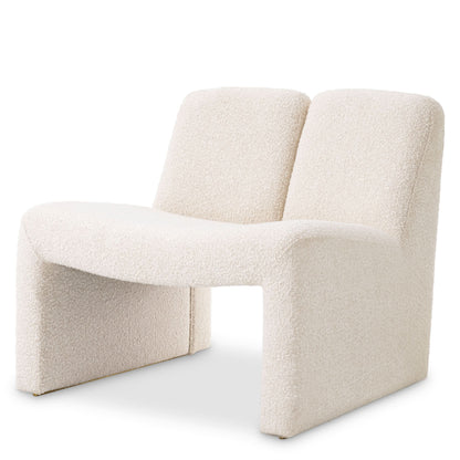 Eichholtz Sessel Macintosh – Bouclé Creme Polstersessel Eichholtz