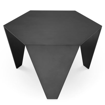 Eichholtz Beistelltisch Metro Chic – Bronze-Finish | Sechseckige Tischplatte Couchtisch eckig Eichholtz