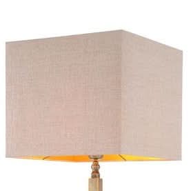 Eichholtz Tischleuchte Ellis – Vintage-Messing-Finish | Granitsockel Tischlampe Eichholtz