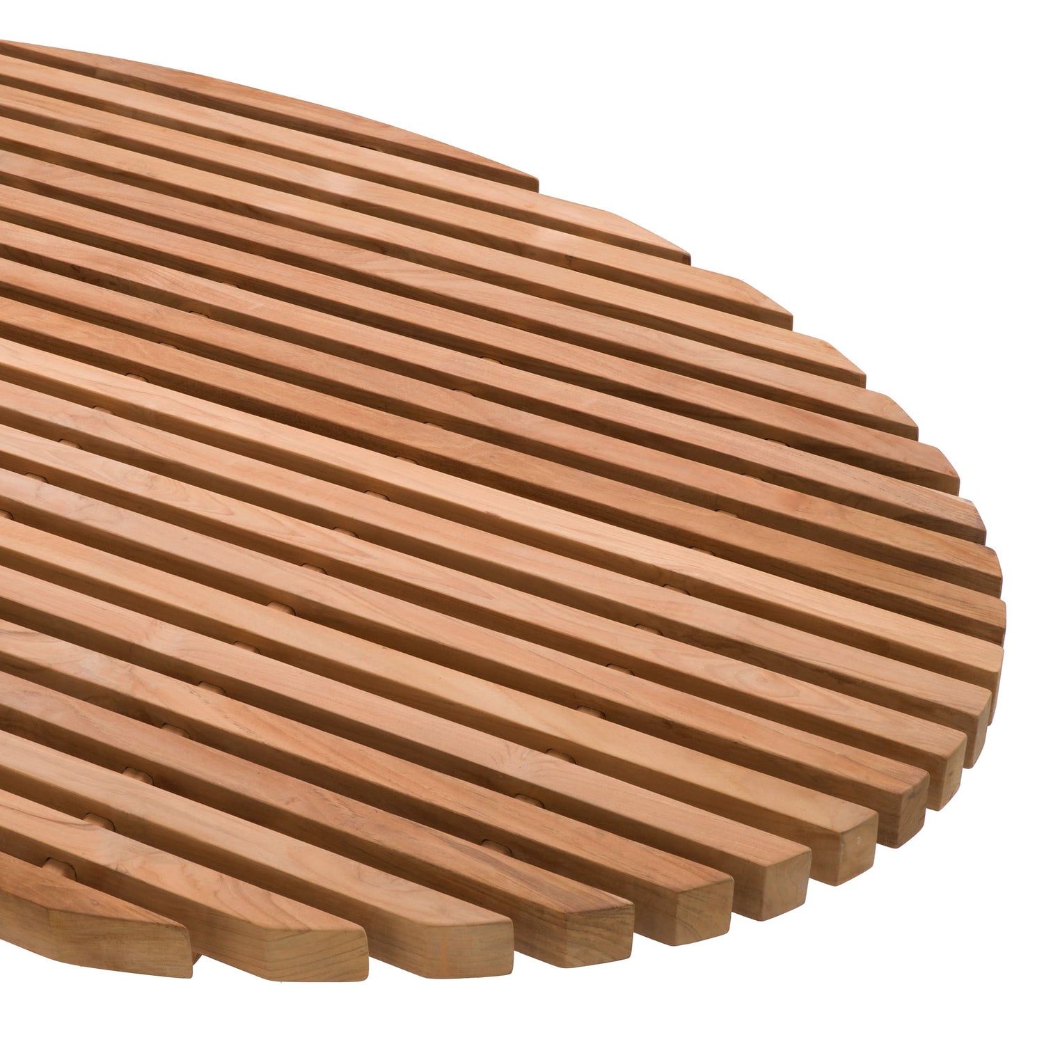Eichholtz Outdoor Couchtisch Anjuna – Naturbelassenes Teakholz | Oval Outdoor Couchtisch oval Eichholtz
