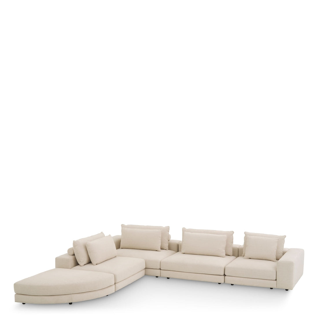 Eichholtz Sofa Lounge Club XL I Nuoro Beige 8-Sitzer Sofa Eichholtz
