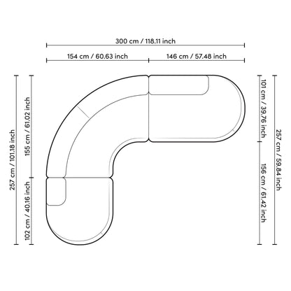 Eichholtz – Outdoor Sofa Björn L Outdoor Sofa Eichholtz