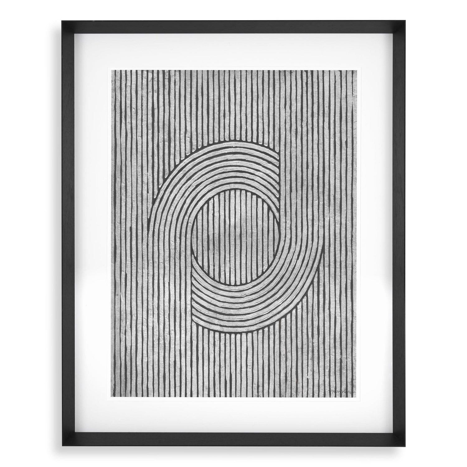 Eichholtz Wandbild Cedar Grooves – 2er-Set – Schwarzer Holzrahmen Kunstdruck Eichholtz