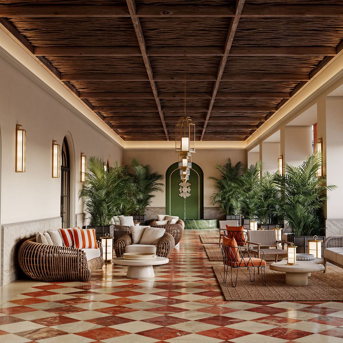 Eichholtz Pflanzgefäß Grid M – Antik-Bronze-Finish Blumentopf Eichholtz