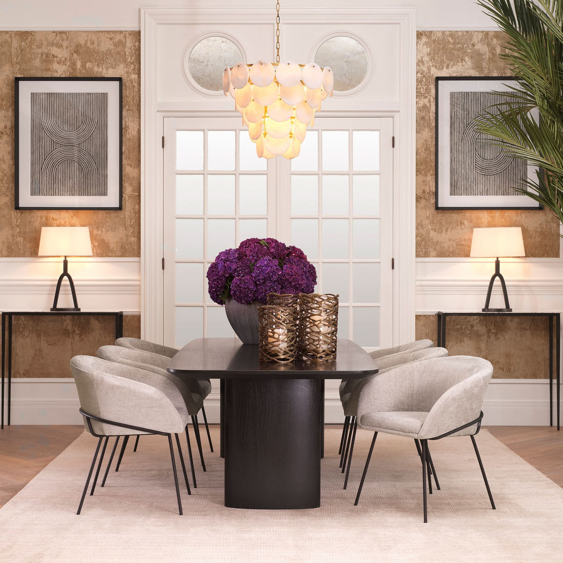 Eichholtz Tischleuchte Coosa – Bronze-Finish Tischlampe Eichholtz