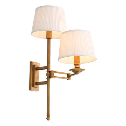 Eichholtz Wandleuchte Xeno Swing – Vintage-Messing-Finish Wandlampe Eichholtz