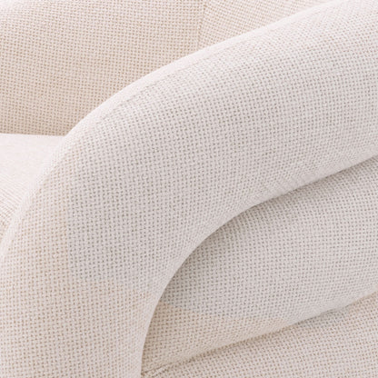 Eichholtz Drehstuhl Novelle - Lyssa Off-White Drehsessel Eichholtz