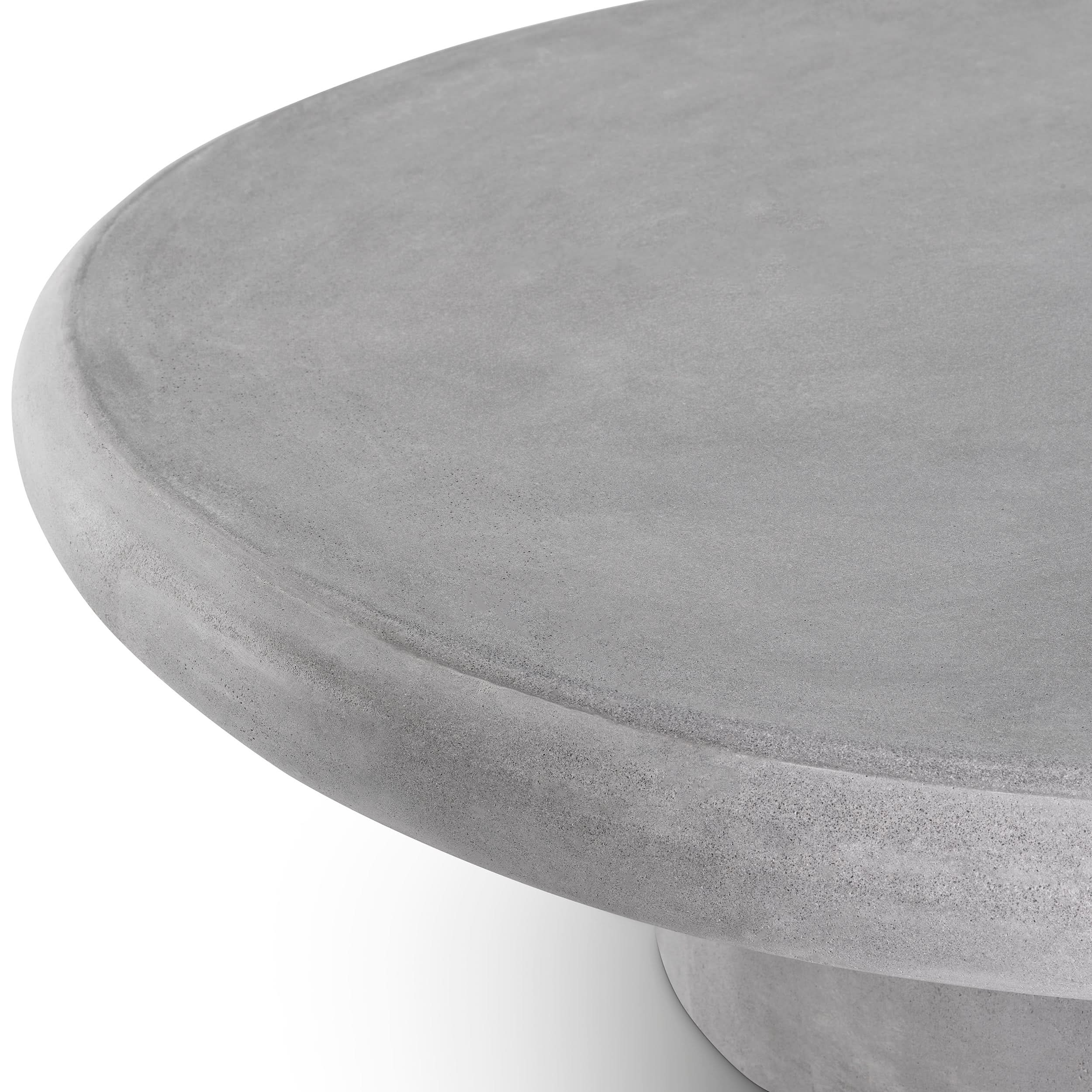 Eichholtz Outdoor Couchtisch Erato – GFRC Grau | Organische Form | Indoor &amp; Outdoor Outdoor Couchtisch asymetrisch Eichholtz