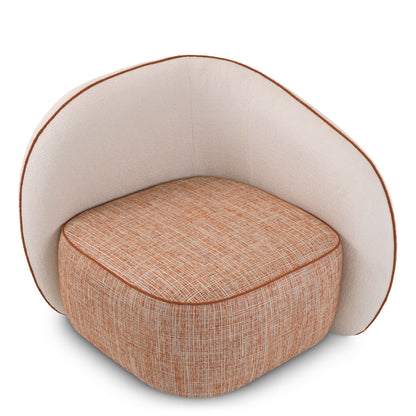 Eichholtz Sessel San Marino Rechts – Sarra Off-White Polstersessel Eichholtz