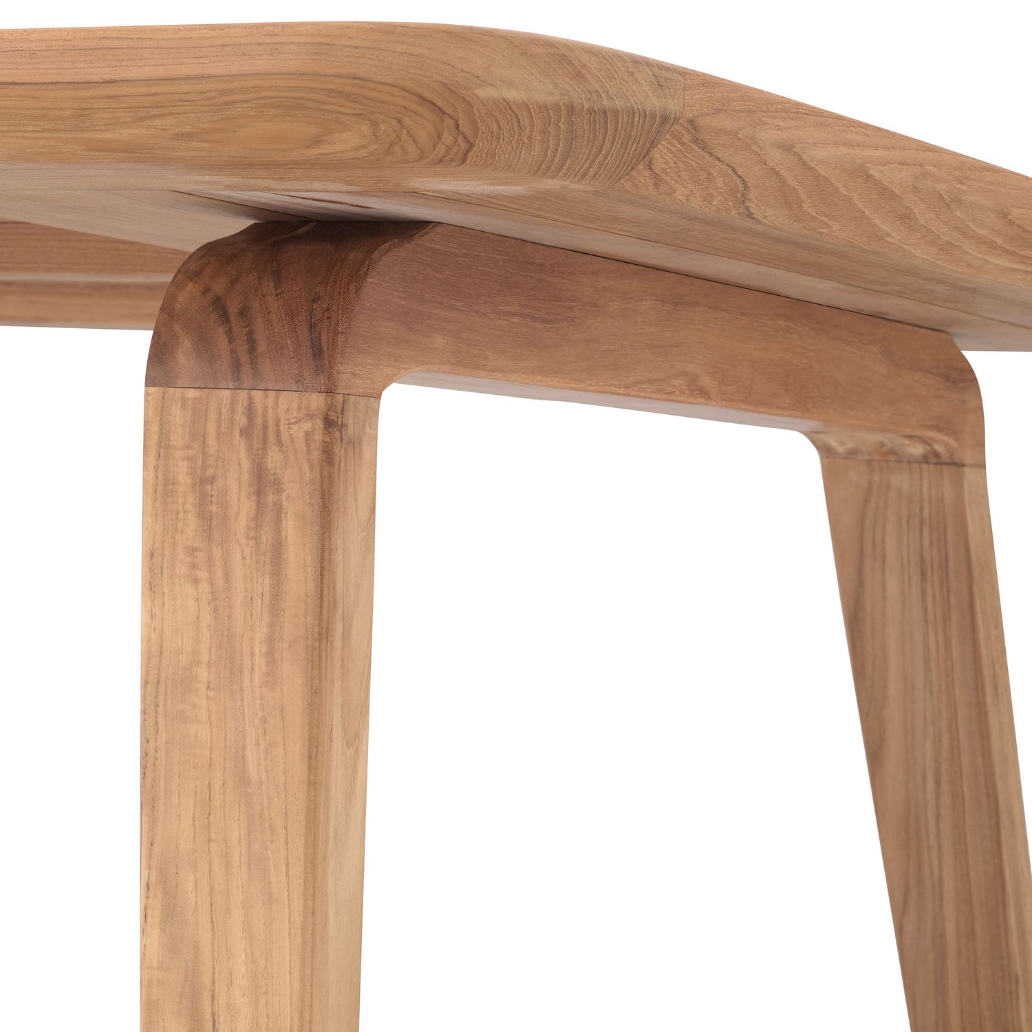 Eichholtz Outdoor Esstisch Glover – Naturbelassenes Teakholz Outdoor Esstisch eckig Eichholtz