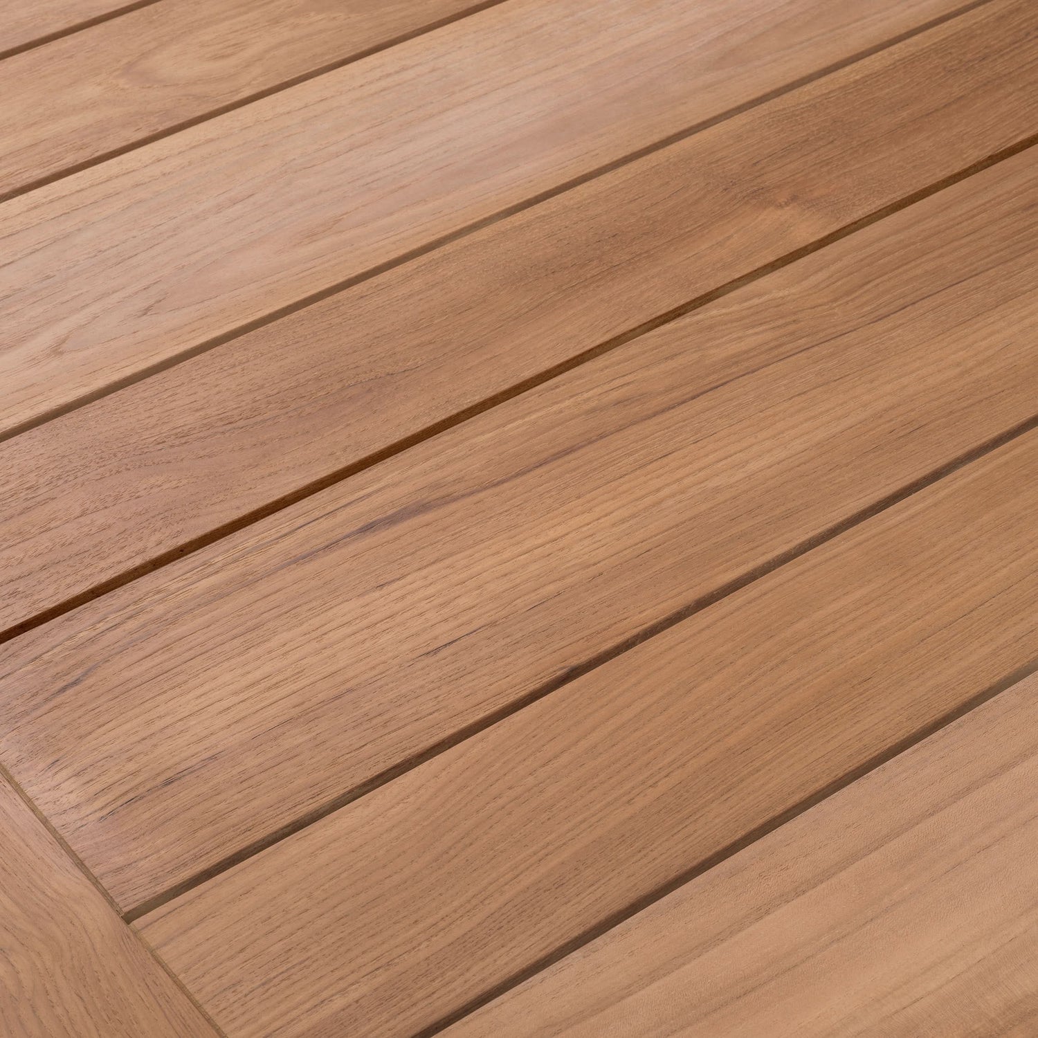 Eichholtz Outdoor Esstisch Glover – Naturbelassenes Teakholz Outdoor Esstisch eckig Eichholtz