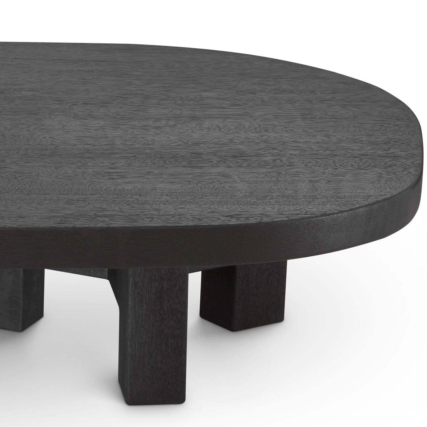 Eichholtz Couchtisch Libertine – Meranti-Holz | Burnt Finish | Oval Couchtisch oval Eichholtz