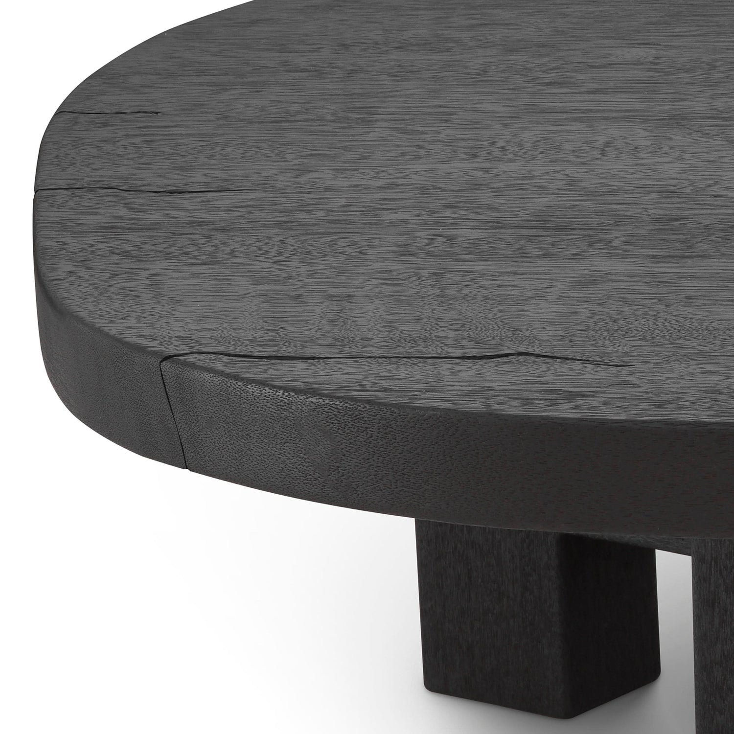 Eichholtz Couchtisch Libertine – Meranti-Holz | Burnt Finish | Oval Couchtisch oval Eichholtz