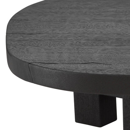 Eichholtz Couchtisch Libertine – Meranti-Holz | Burnt Finish | Oval Couchtisch oval Eichholtz