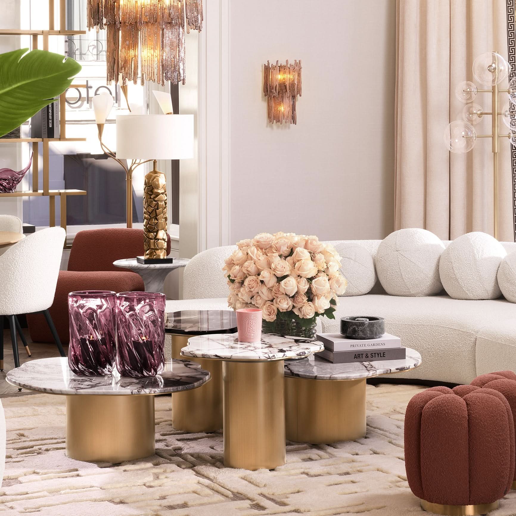 Eichholtz - Beistelltisch Shapiro Beistelltisch rund Eichholtz