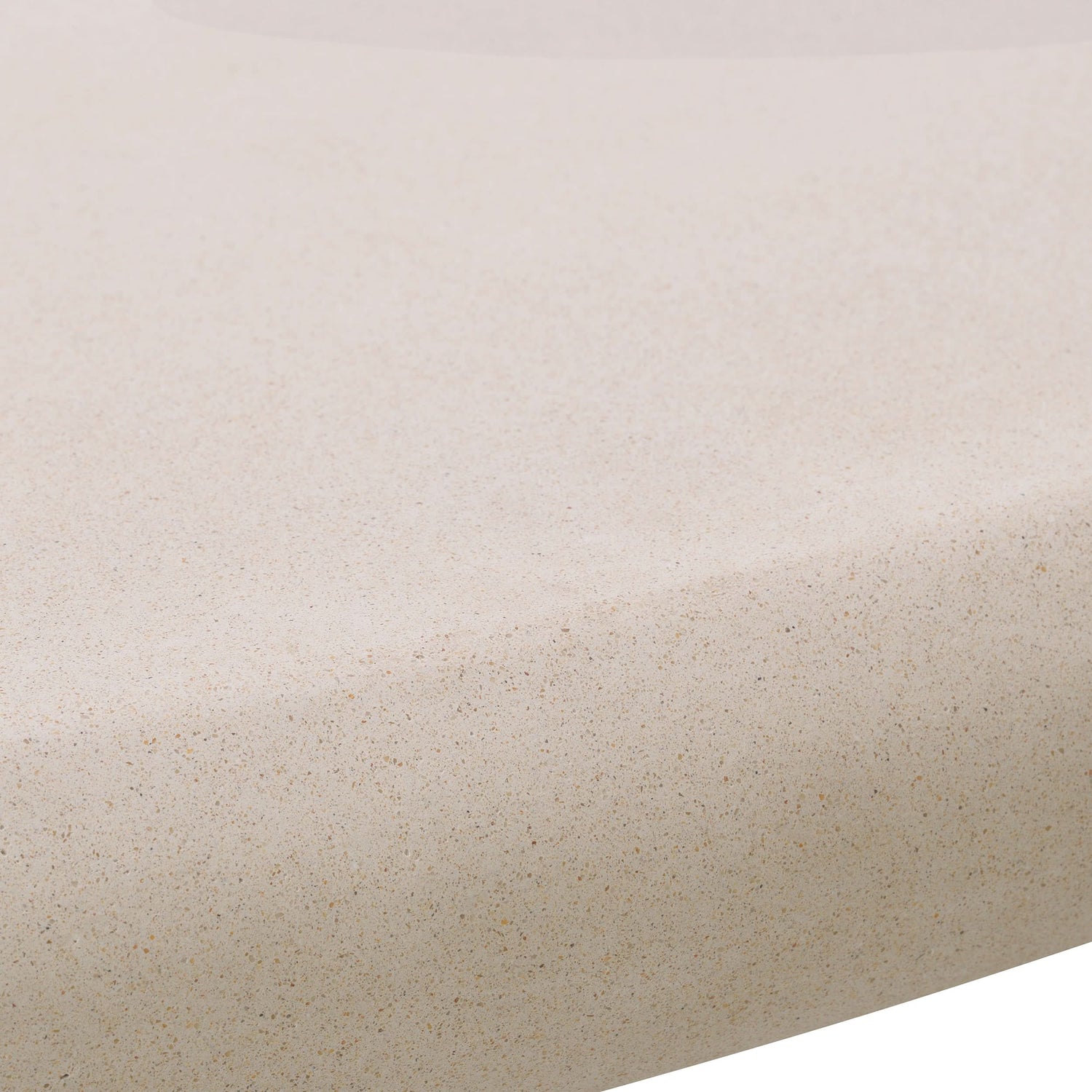 Eichholtz Outdoor Beistelltisch Vitalis – Creme | Glasfaserverstärkter Beton Outdoor Beistelltisch rund Eichholtz