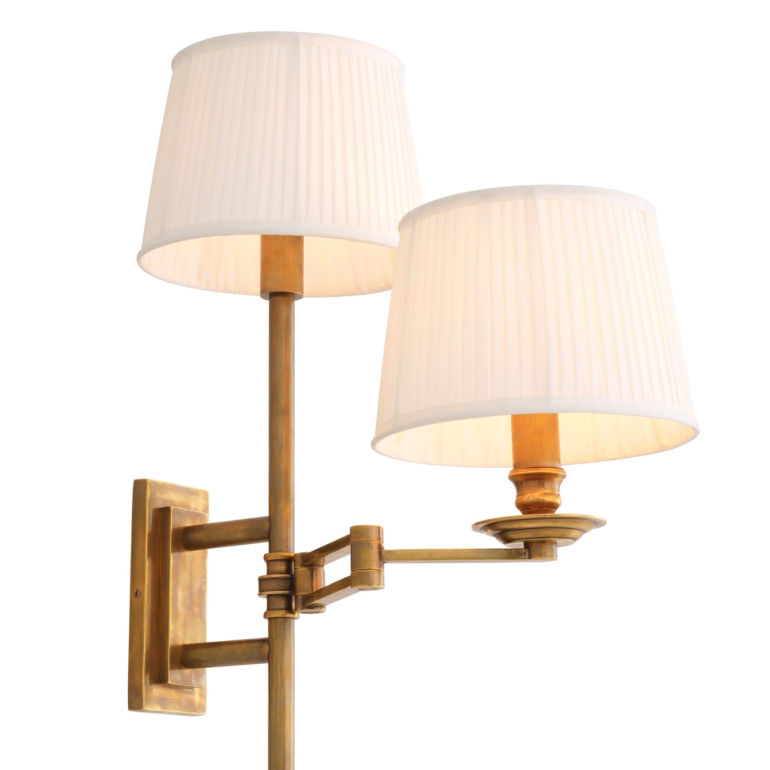 Eichholtz Wandleuchte Xeno Swing – Vintage-Messing-Finish Wandlampe Eichholtz