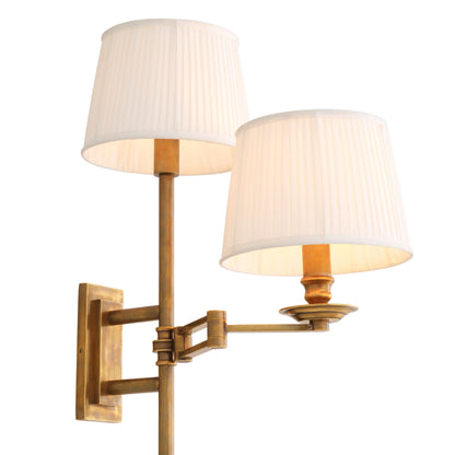 Eichholtz Wandleuchte Xeno Swing – Vintage-Messing-Finish Wandlampe Eichholtz